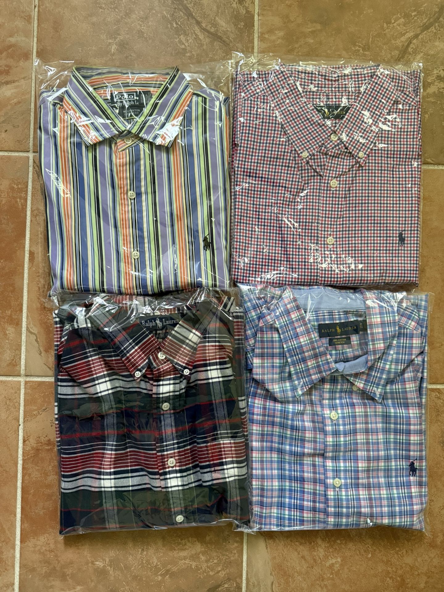 4 Polo Ralph Lauren Shirts XL