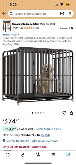 Jaula  para  perros nueva