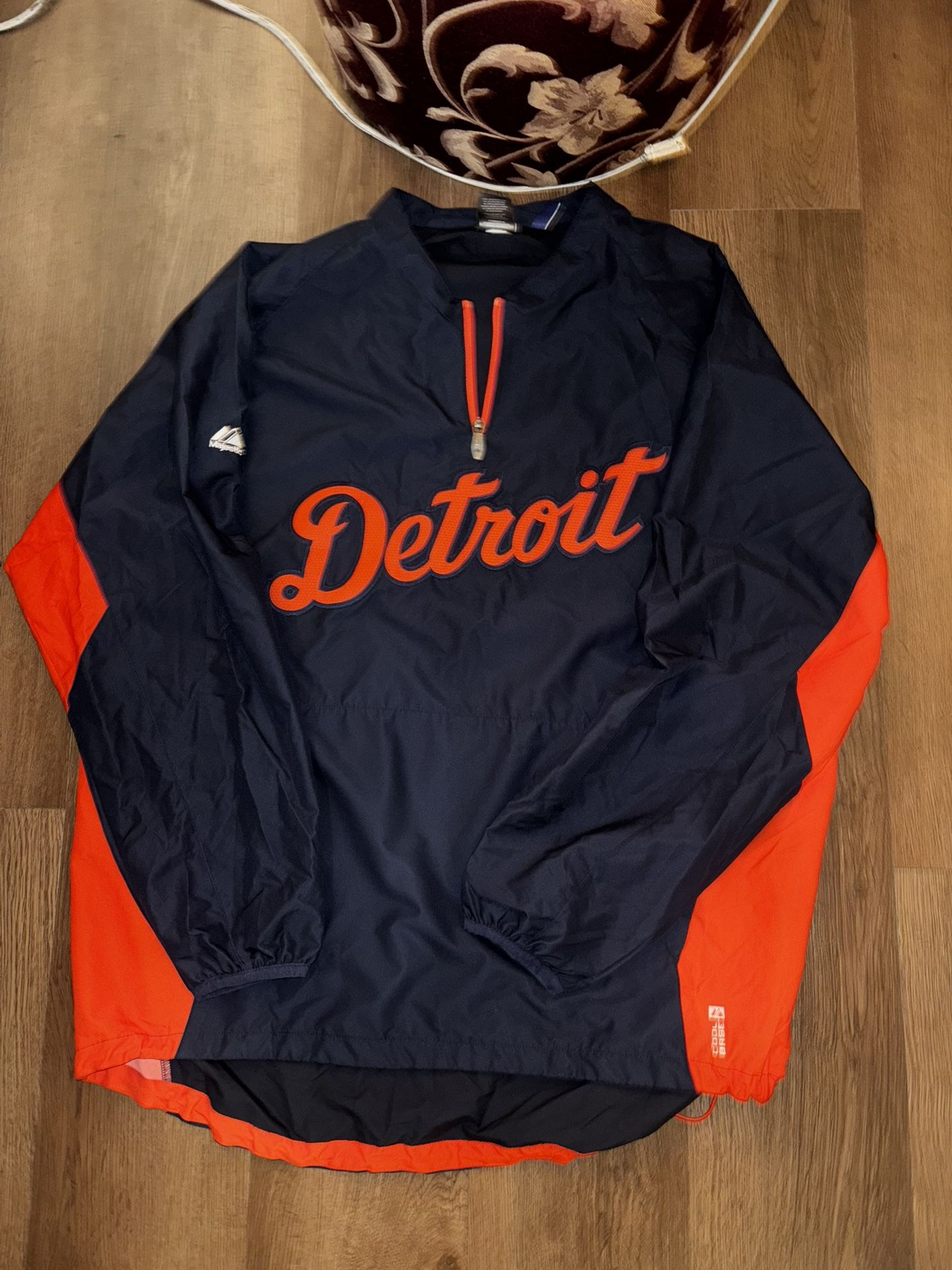 Majestic Detroit Tigers Warm Up Jacket XL