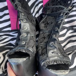 Used Black Dancer Heels