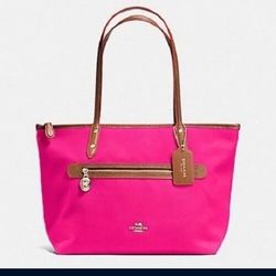 Pink Coach Purse/Tote