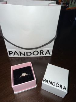 Pandora Heart Ring with Box