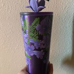 Jacaranda Floral Design Starbucks Tumbler