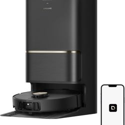 Robot Vacuum and Mop Black with Auto-Empty and Mop Self-Cleaning. Dreame L50 Ultra.