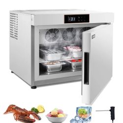 VEVOR Commercial Blast Freezer, 32 L / 1.1 Cu.ft Blast Chiller with 4 1/3 Trays, Blast Chiller