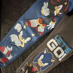 Sonic The Hedgehog Sweat Pants Kids Size 5 