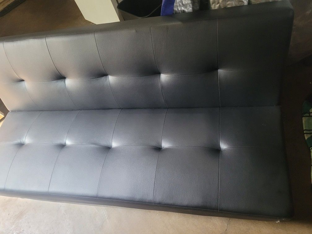 Black Click Clack Futon Sofa