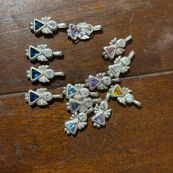 Angel Girl Birthstone Charms