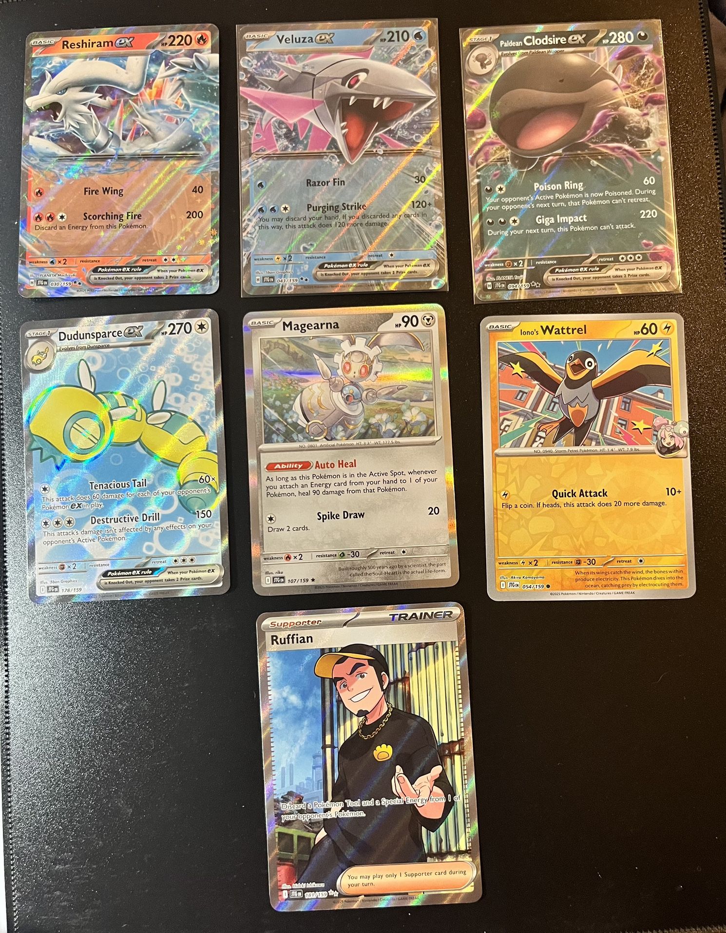 Pokemon Journey Together (7 Cards) Never Been Played 