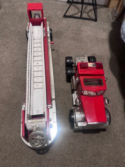 Ladder truck toy truck