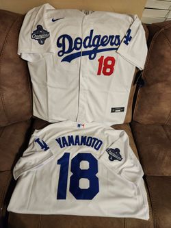 Dodgers Yamamoto World Series Champions Jersey