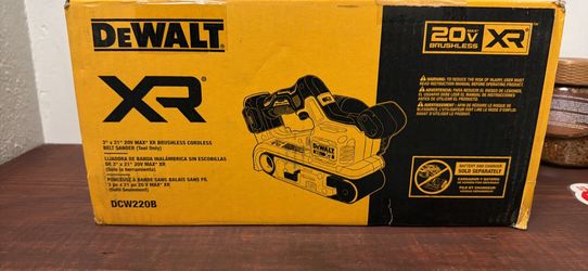 Dewalt XR belt sander