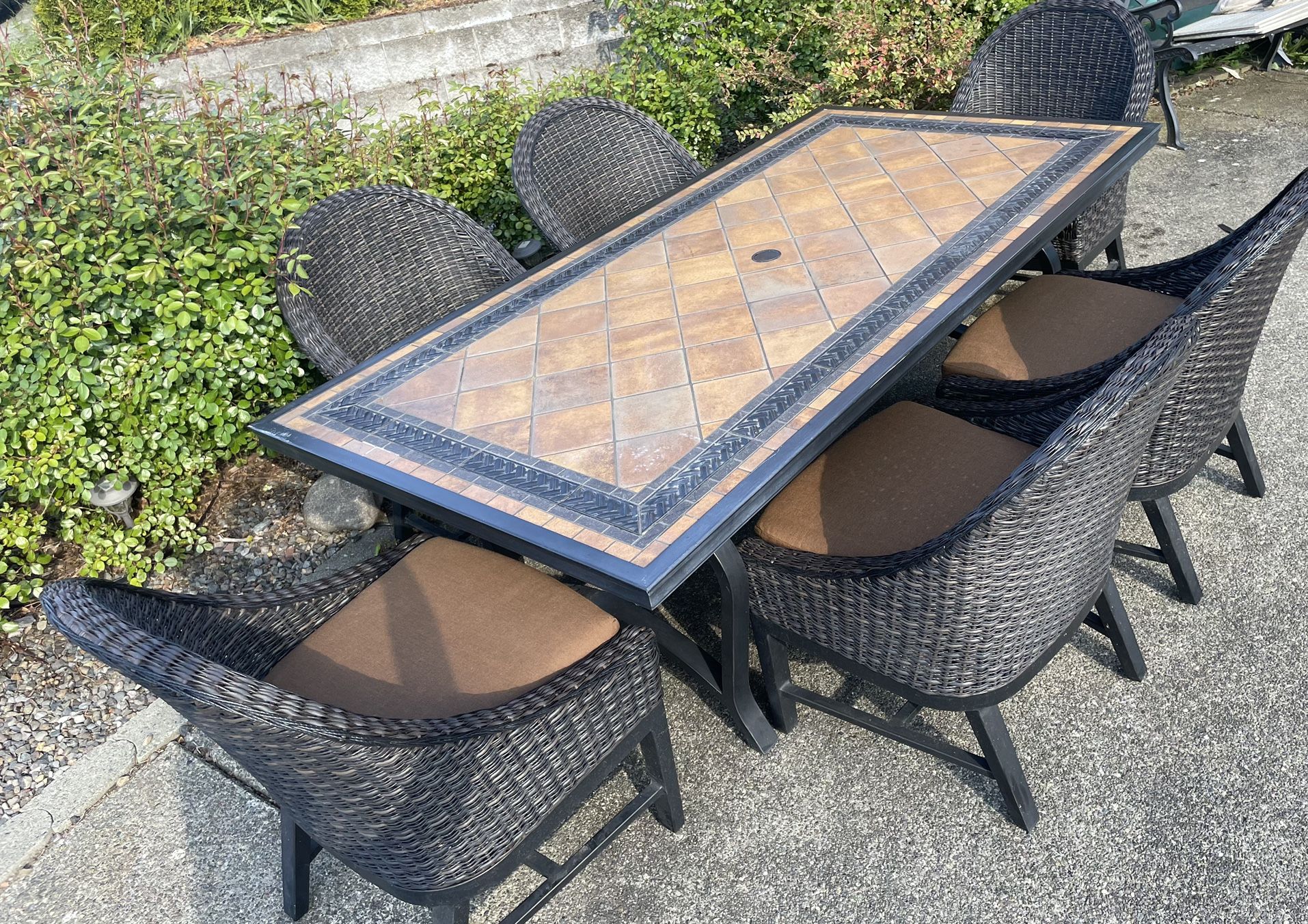 Beautiful Costco 7 Pieces Patio Set 