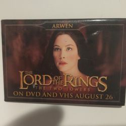 Lord Of The Rings Two Towers Arwen Button Pin 