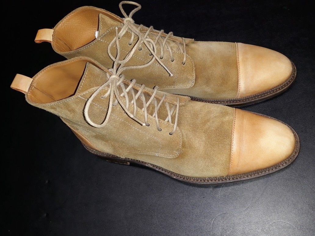 Men Tan Taft Boots size 42 (Size 9)