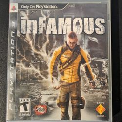 PS3 Video Game -  InFamous