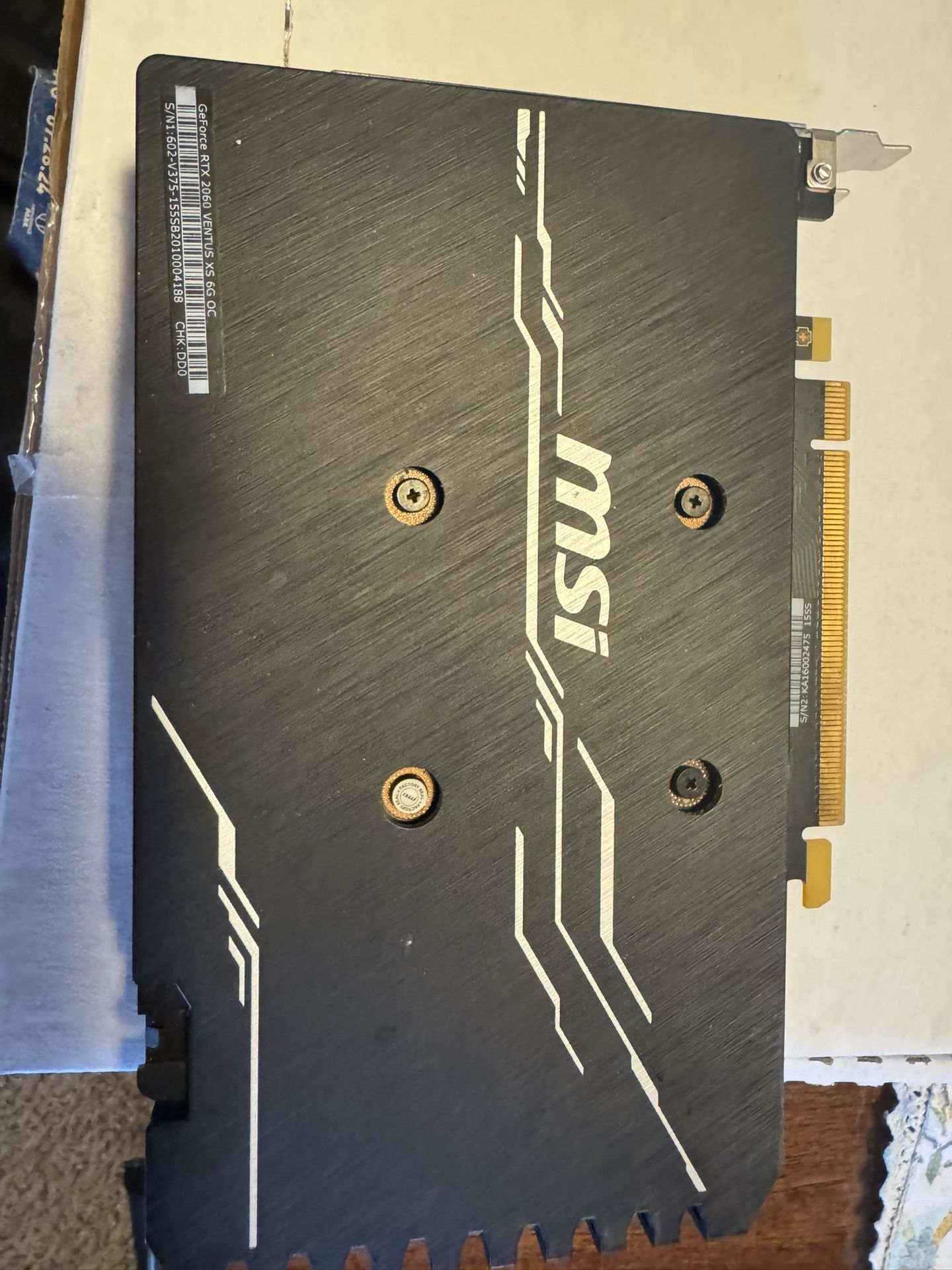 GeForce RTX 2060 VENTUS XS 6G OC