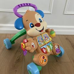 Fisher-Price Laugh & Learn Baby & Toddler Toy Smart Stages Learn with Sis Walker, Educational Music Lights and Activities 