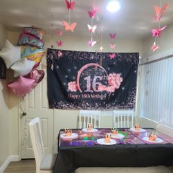 16th Birthday Banner