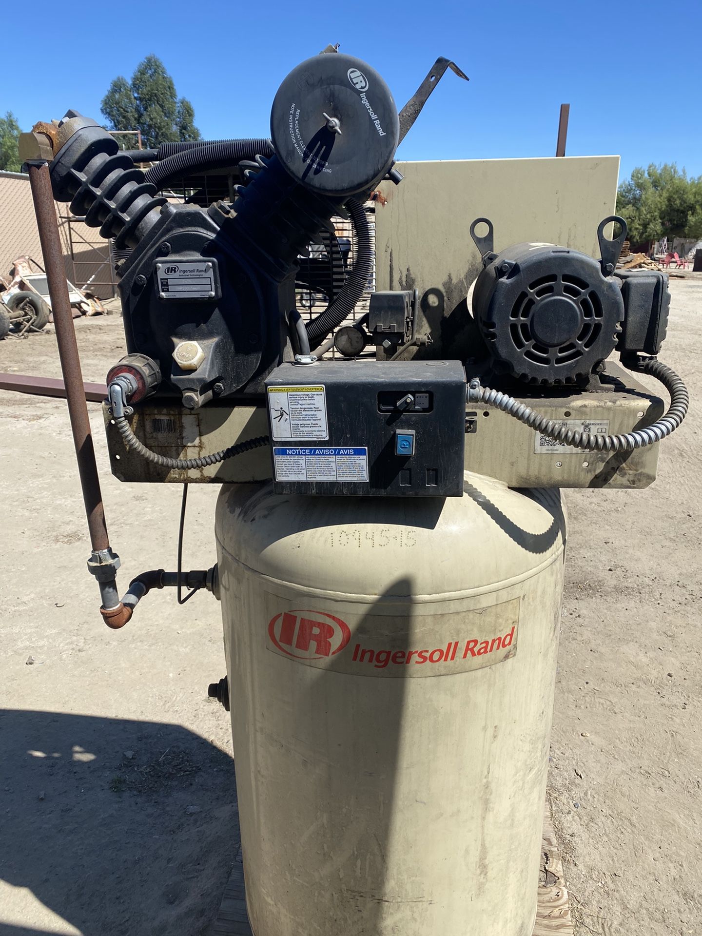 Ingersoll Rand Model #2475 Air Compressor