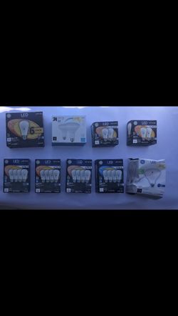 Different types of light bulbs