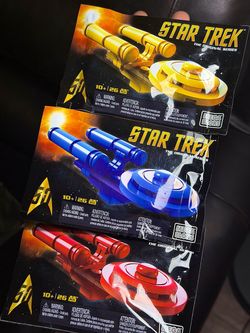 Wow 😮!! Rare Star Trek Mega Bloks Complete 3-Color Set – Sealed !!