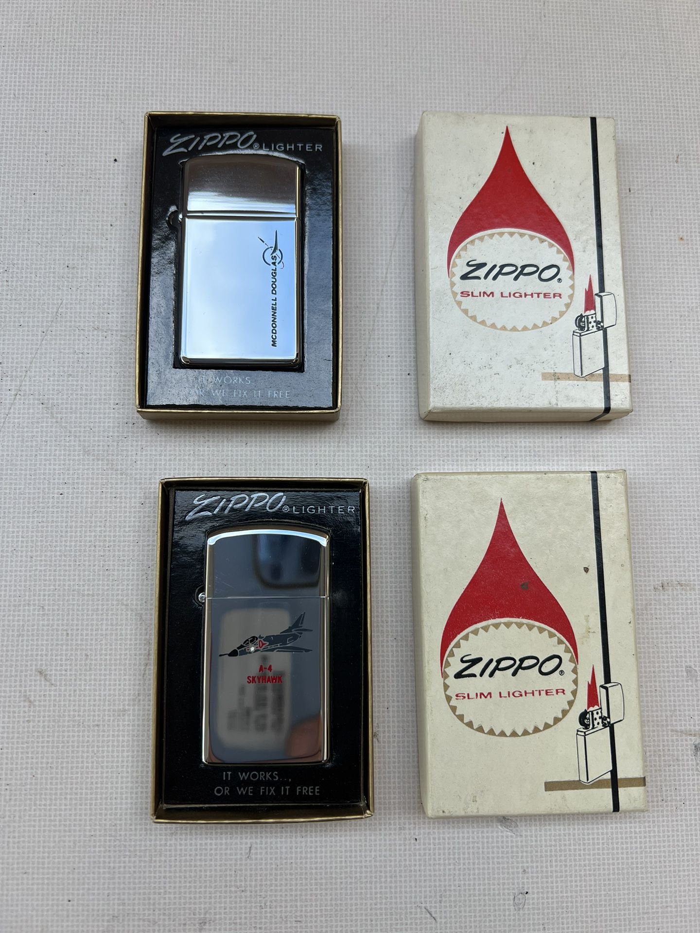 2 Zippo Lighters