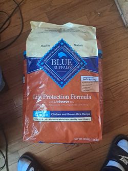 Blue Buffalo Life Protection Formula Chicken & Rice Large Breed Senior Dog Food, 30 lbs.
