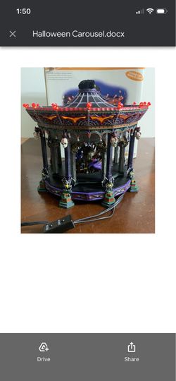Smithsonian Halloween carousel