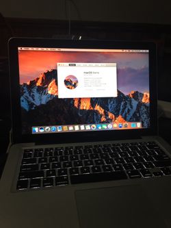 MacBook Pro i5 processor 8 GB memory ram 2012