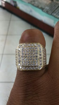 14k Gold Diamond Ring 3.21 ct Diamonds 12.4 grams