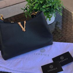 Authentic  Versace Virtus Hobo Bag
