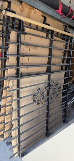 Vintage Window Burglar Bars (FIVE GRATES)