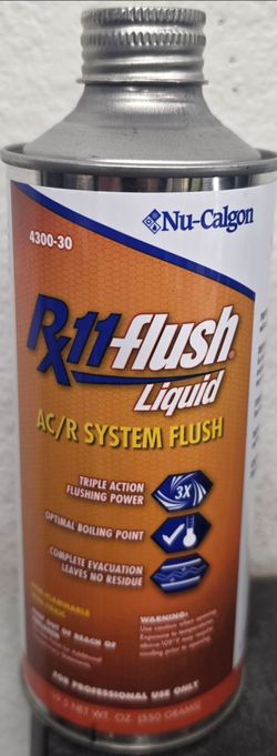 Nu-Calgon 4300-30 Rx11-Flush Liquid Unpressurized Can, 19.5 fl oz