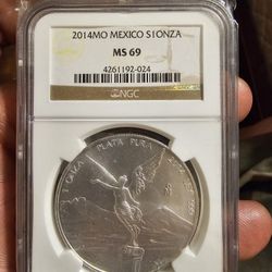 2014 MO Mexican Libertad - NGC MS69 