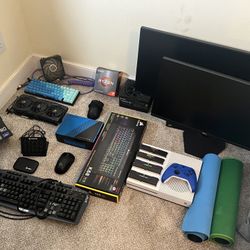 Lot of Gaming PC parts And peripherals