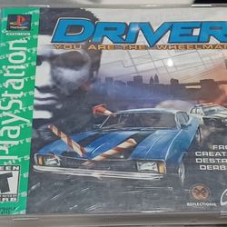 Playstation 1 Driver Your The Wheelman Video Game Vintage 1999
