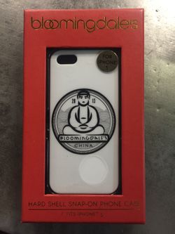 Bloomingdales Hard Shell Snap-On iPhone 5 Phone Case