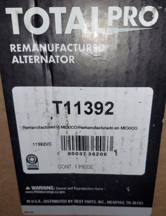 Remanufactured Alternator