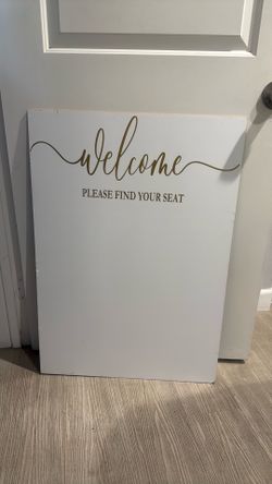 Wedding Guest Seating board