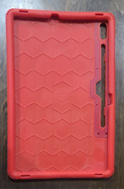 Red Heavy Duty Tablet Case for Samsung Galaxy S7 FE 12.4"