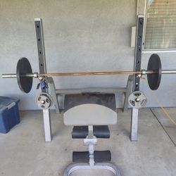 Weight Set And Bench