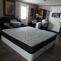 King mattress and box spring 