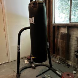 Punching Bag And Stand, Excellent Condition 