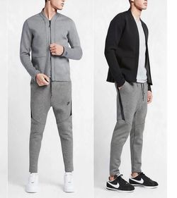 NIKE TECH FLEECE CROPPED PANTS JOGGERS Gray Grey Size Small RARE