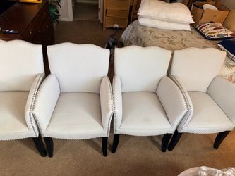 4 Safavieh arm chairs