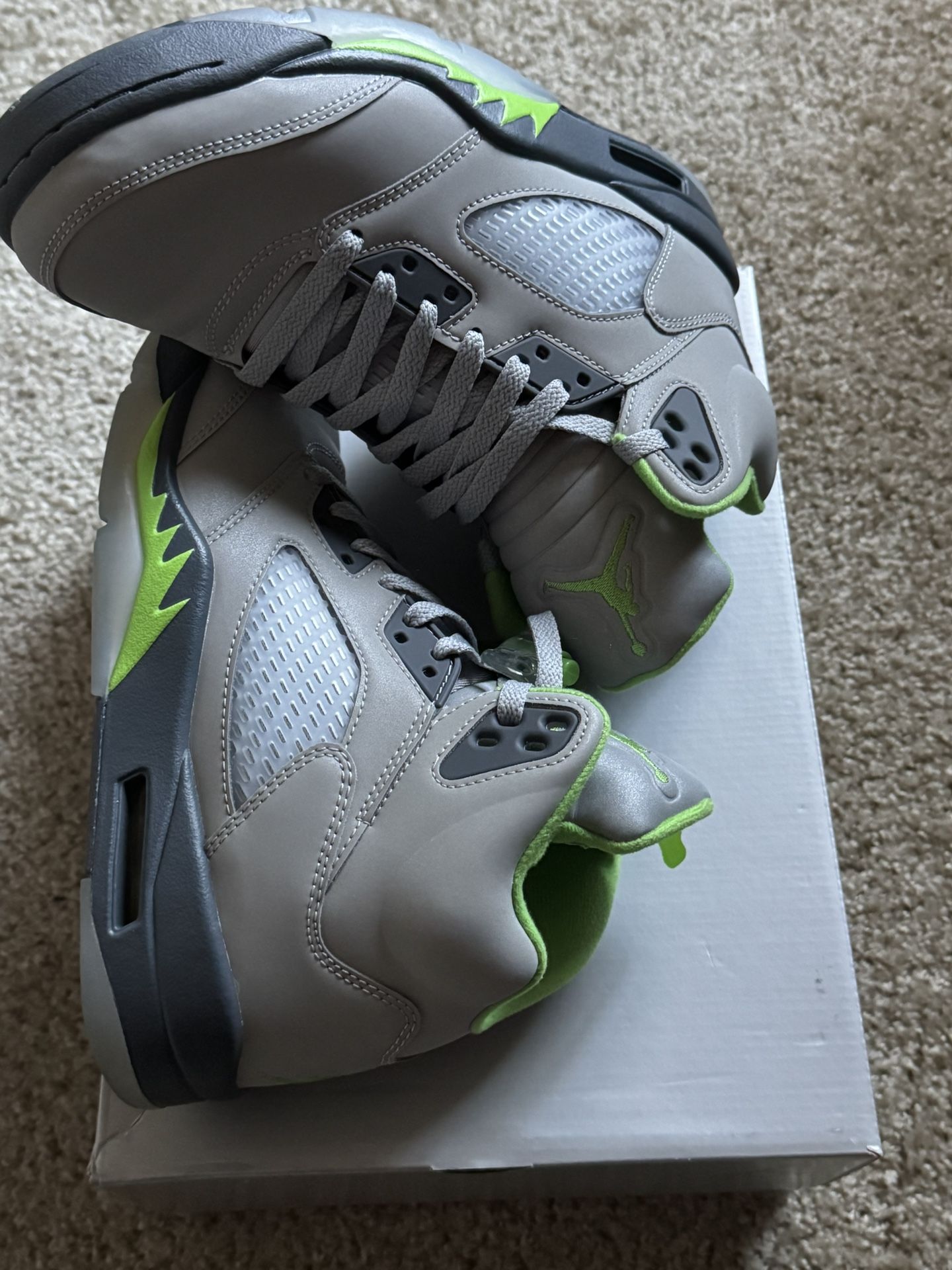 Air Jordan 5 Retro 'Green Bean' 2022 Size 7.5