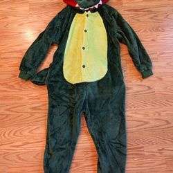 Dinosaur Fleece PJ Or Costume For 8-10 Years Old