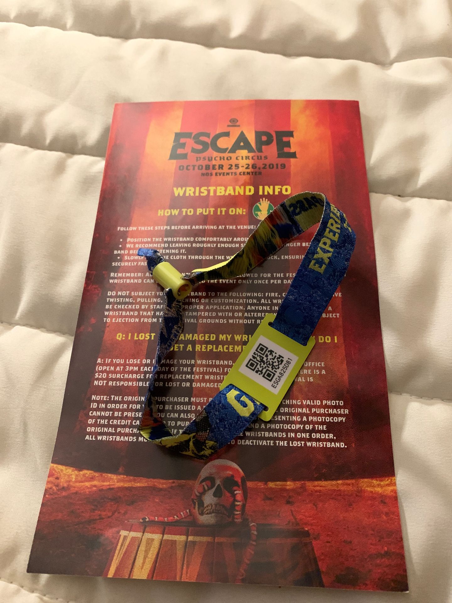 ESCAPE PSYCHO CIRCUS 2019