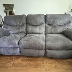 Ashley Furniture Reclining Sofa Couch 